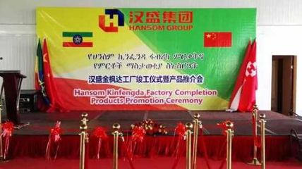 漢盛金楓達管材生產工廠竣工儀式暨產品推介會在埃塞俄比亞東方工業園內成功舉辦